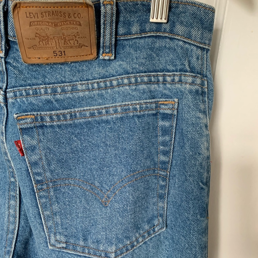 Vintage 531 Levi's Blue Straight Leg Jeans